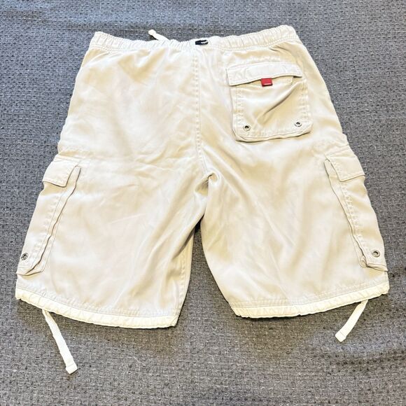 Vintage Y2K Abercrombie & Fitch Tuggers Swim Board Shorts Mens Large W36 Red Tab - Picture 2 of 12